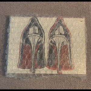 Oliver Gal Authentic 16X12in Red Bottom Art Piece